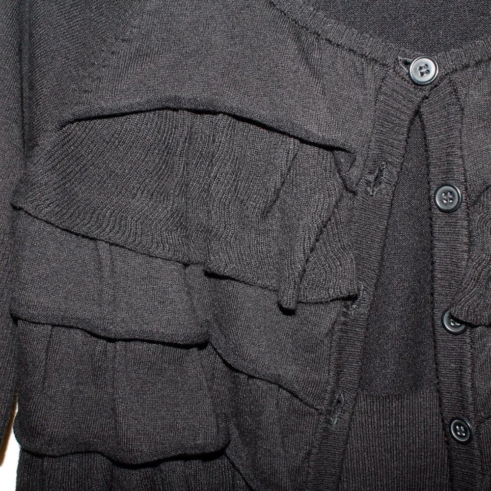 Candie's Vintage Y2K Ruffle Front Cardigan - Picture 12 of 16